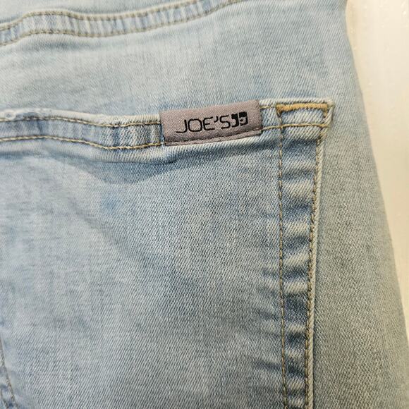 Joe's Jeans Women's Size 26 Upcycled Light Wash Bleached Straight Leg Jeans - Picture 2 of 6